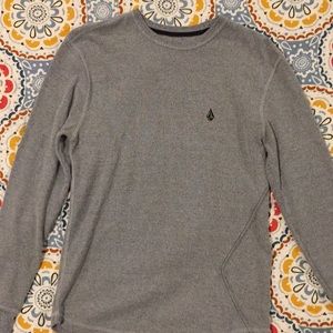 Grey Volcom long sleeve shirt